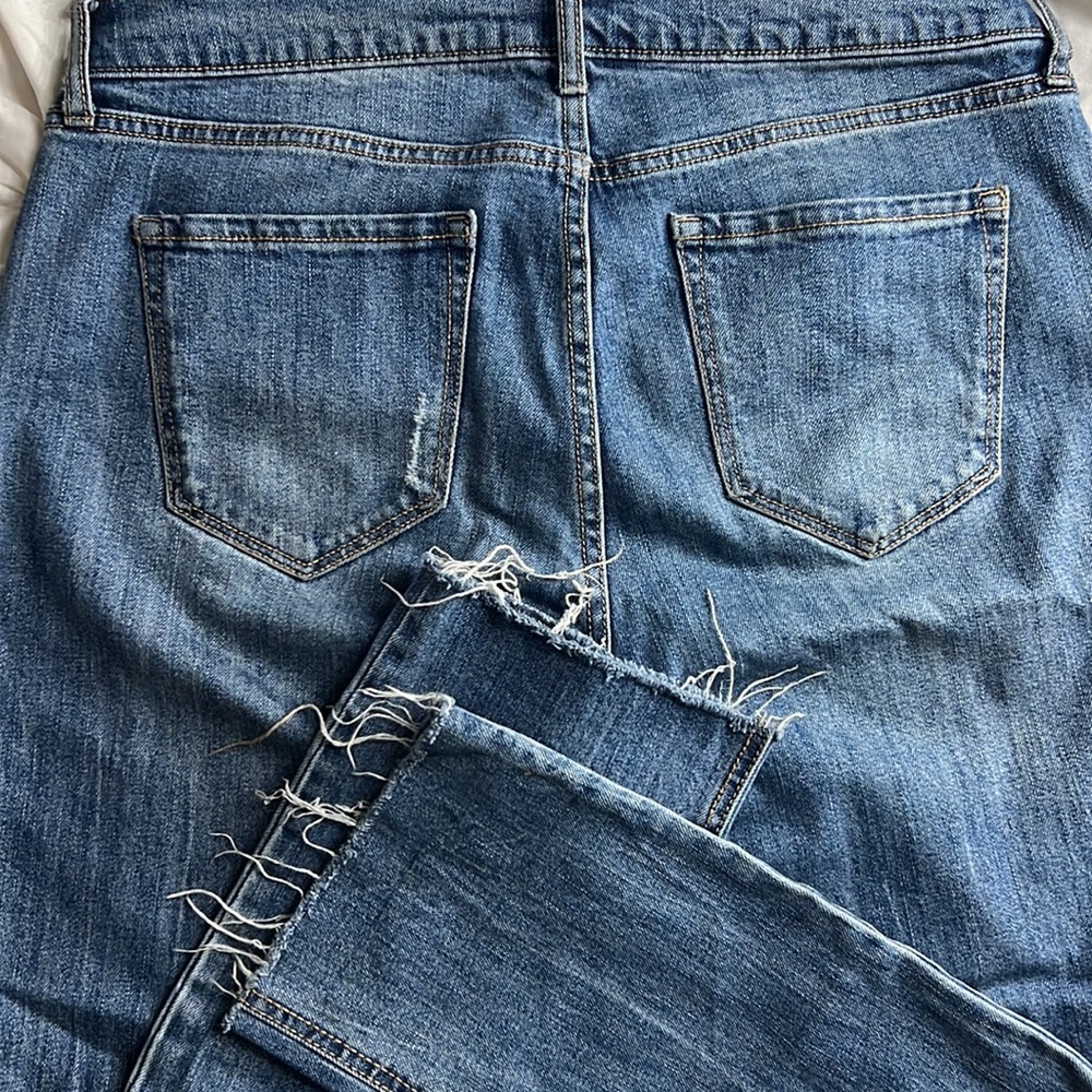 Distressed Boy friend jeans ☀️